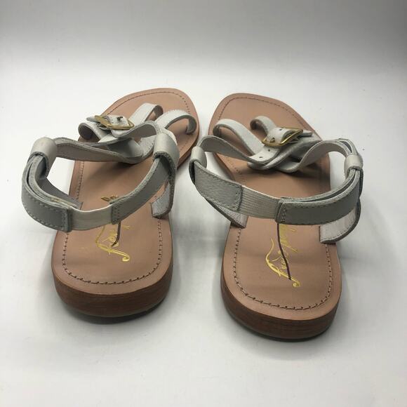 Free People Womens La Risa Flat Sandal White Size EU 41 / US 11 - Picture 4 of 5